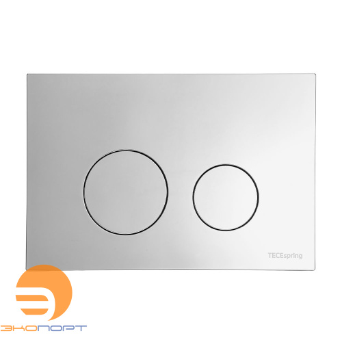 Панель смыва TECEspring loop (круглые клавиши) пластик, хром глянцевый