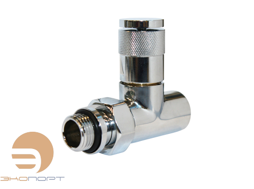 Вентиль ручной регулировки прямой 1/2" PIANO ХРОМ Royal Thermo (уп. блистер=2шт)