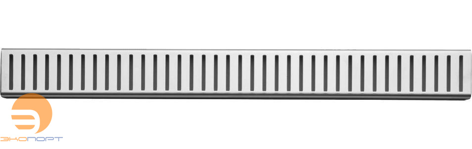 Решетка для водоотводящего желоба PURE нерж. 750 мм.  глянц. ALCA PLAST