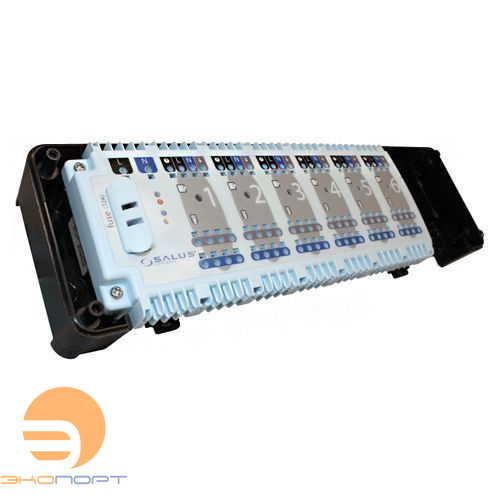 Центр коммутации KL06-24V, проводной, на 6 зон  SALUS