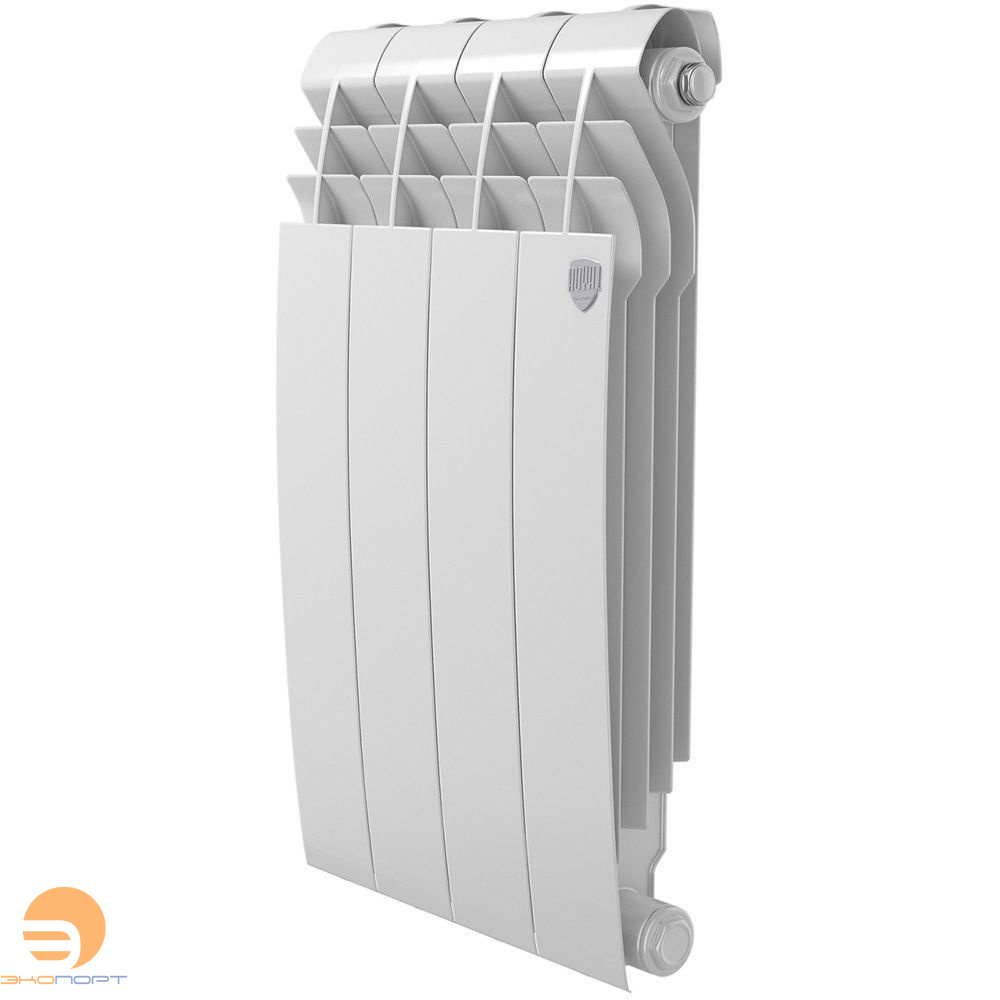 Радиатор биметаллический BiLiner Bianco 500/87  4 секции (белый) Royal Thermo