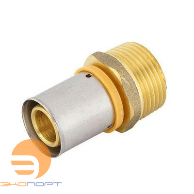 Соединитель 26*3 G1" НР с пресс-кольцом Press KAN-therm