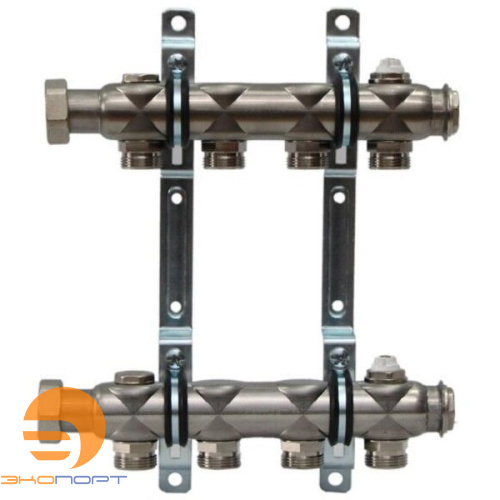 Коллектор на  4 выхода 3/4" евроконус FRAENKISCHE NEW