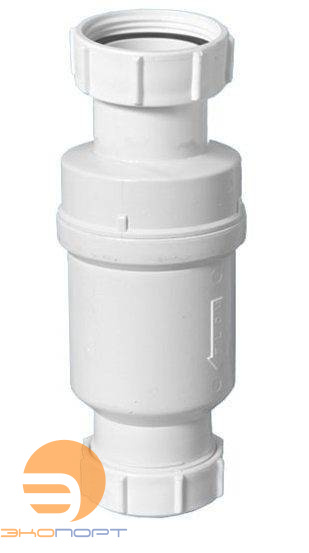 Сифон "сухой", накидная гайка 11/4", вых компрессионный Ду32мм McAlpine