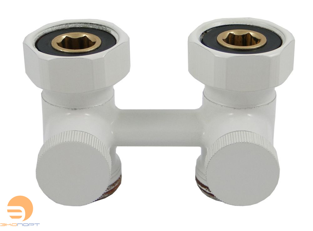 Узел нижнего подкл. G 3/4 х D3/4 прямой БЕЛЫЙ Standard Schlosser