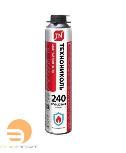 Пена монтажная ТЕХНОНИКОЛЬ №240 проф 750мл огнестойкая