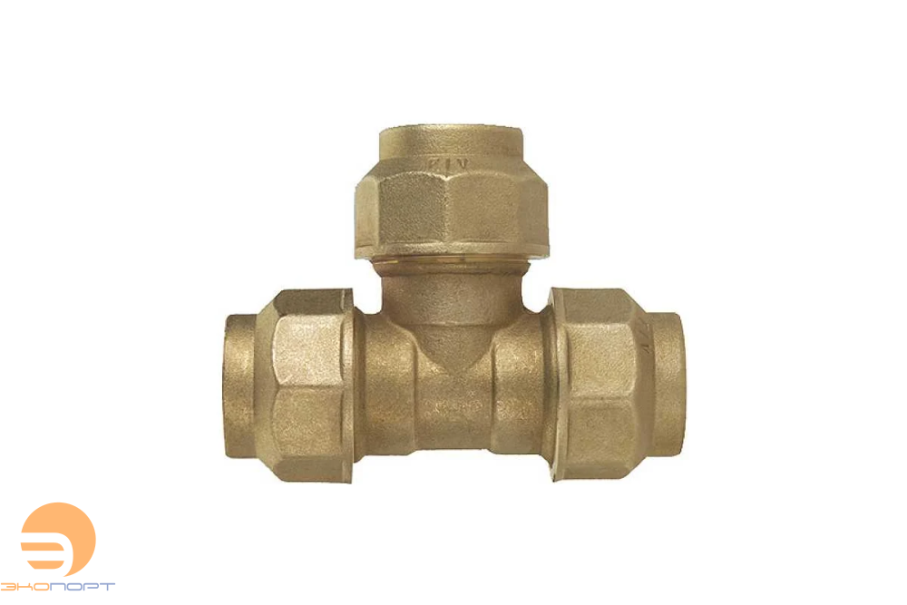 Тройник латунь 32х32х32 для ПНД FIV