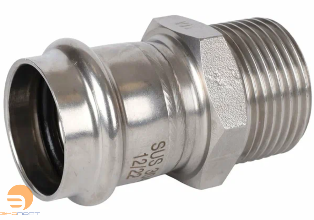 Переходник 28х1 НГ нерж. Rommer