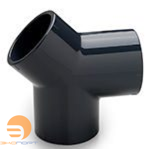 Тройник Y-образный (63) тип А PVC-U