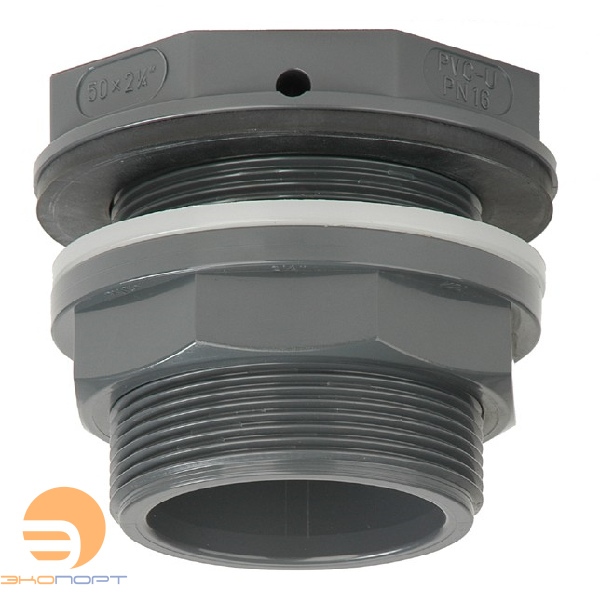 Переход на емкость (50* 2 1/4") PVC-U