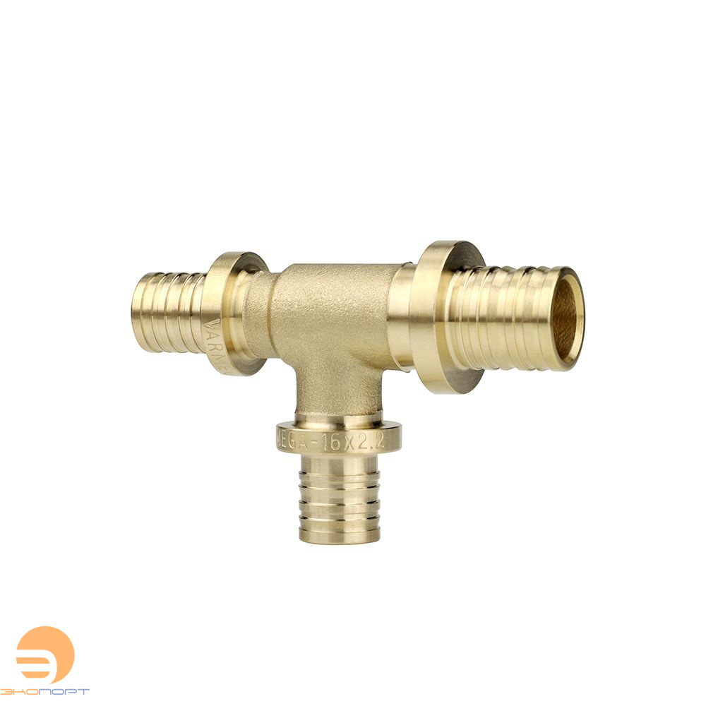 Тройник переходной 25-20-25 латунь Varmega