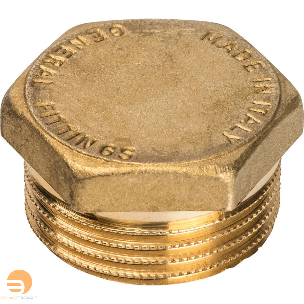 Заглушка НР 1 (латунь) STOUT