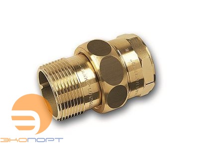 Сгон прямой (американка)  1" (бронза) плоское уплотнение тип 3331 SANHA PURAFIT