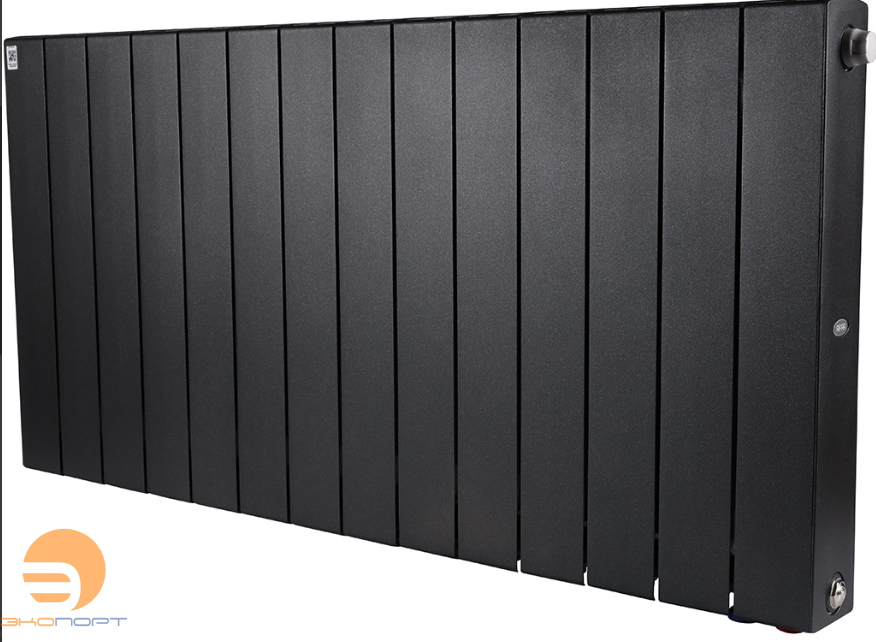 Радиатор биметаллический SUPReMO Ventil 500/90 14 секций (SVR) нижнее справа Rifar АНТРАЦИТ