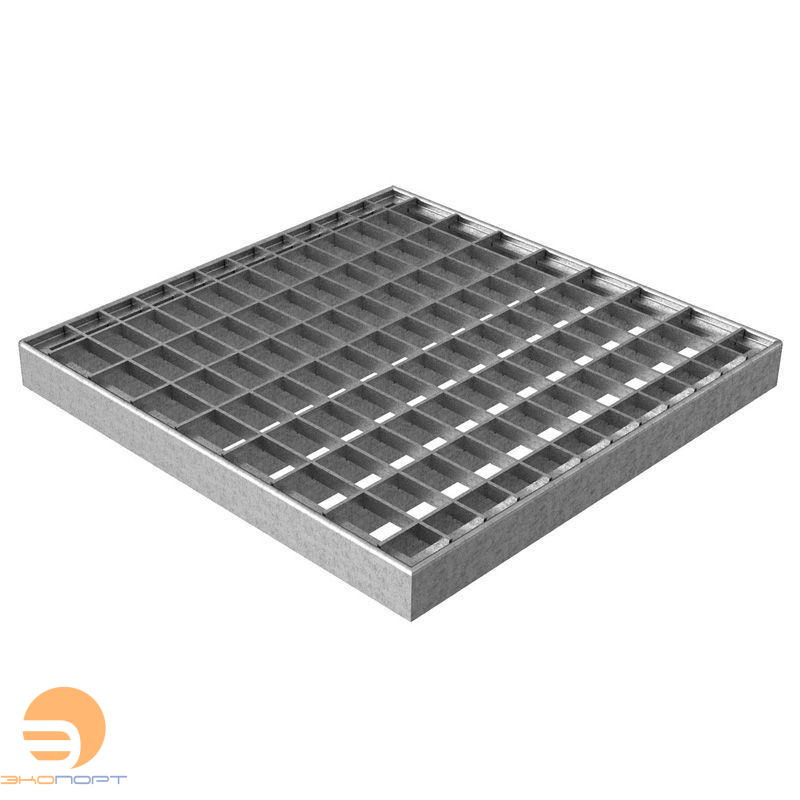 Решетка водоприемная Basic PB-28.28 ячеистая стальная оцинкованная