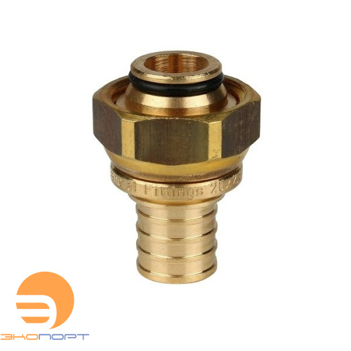 Переходник с накидной гайкой 16х3/4 (евроконус) Stout