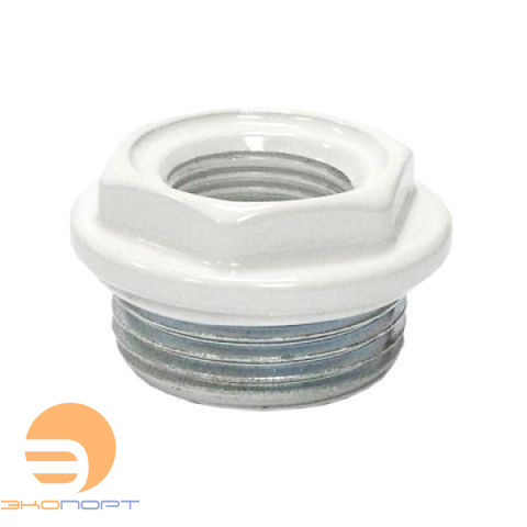 Переходник RS 1/2" белый правый (с прокладкой O-ring) SIRA