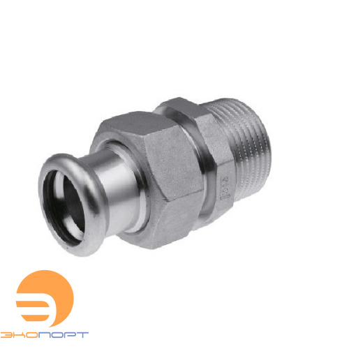 Соединитель раз. (американка) Inox press 22хR1/2" НР нерж. KAN-Therm
