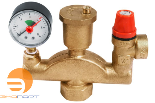 Группа безопасности котла 1" - 1/2" Unipump