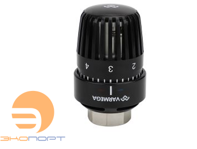 Головка термостатическая M30x1.5 черная Varmega