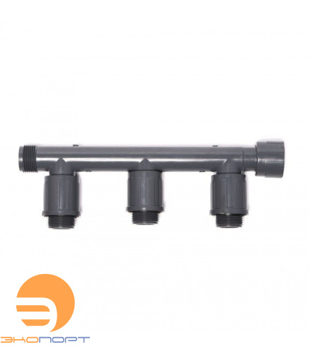 Коллектор с 3 выходами 1’’ НР X 3 пов. соед. 1"НР Х 1"муфта ВР Rain Bird