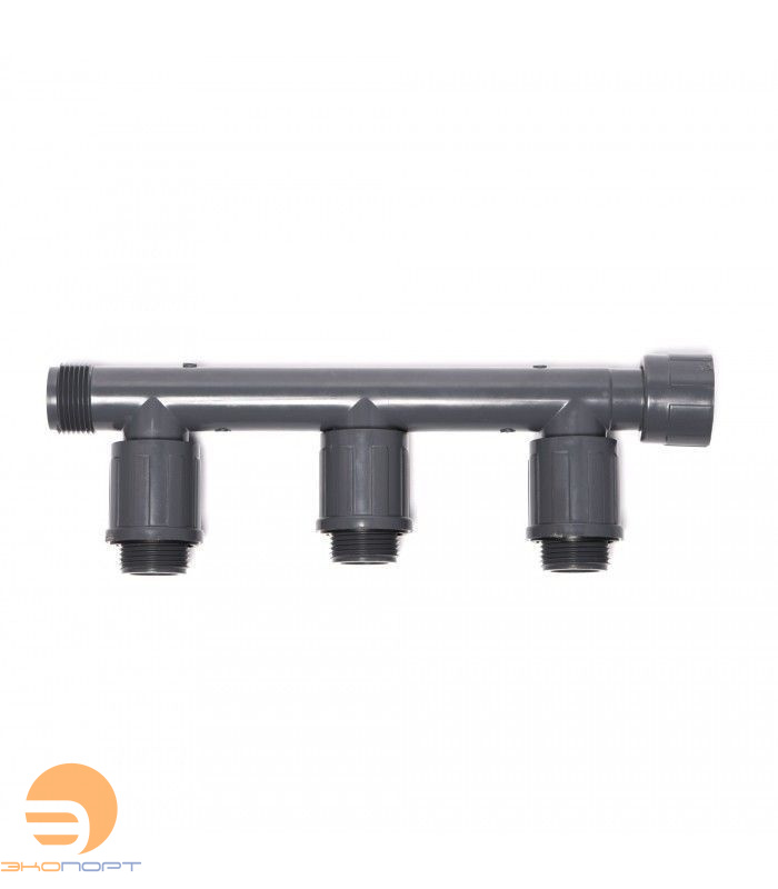 Коллектор с 3 выходами 1’’ НР X 3 пов. соед. 1"НР Х 1"муфта ВР Rain Bird
