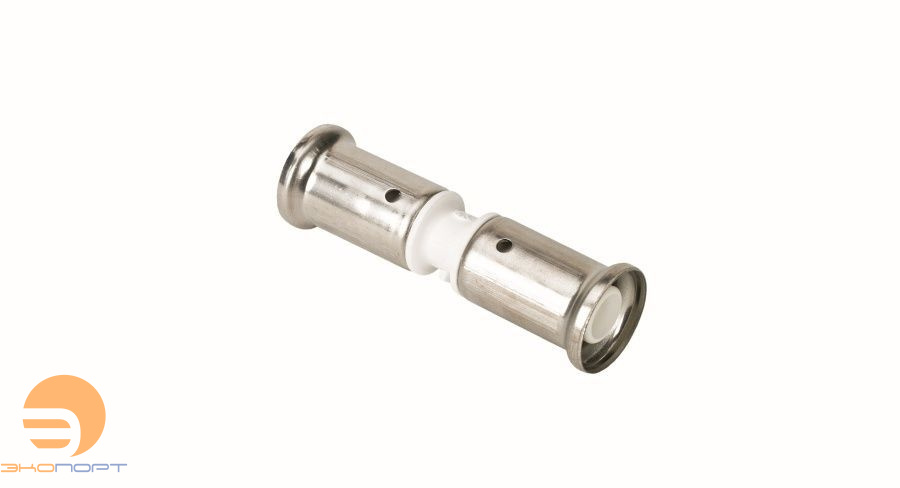 Муфта 16-16 ПВДФ, пресс (белая) HENCO