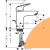 Смеситель для раковины Logis, с донным клапаном, HANSGROHE Смеситель для раковины Logis, с донным клапаном, HANSGROHE