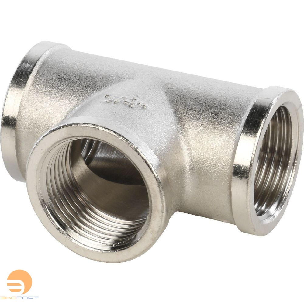 Тройник ВВ  3/4 (никель) Stout