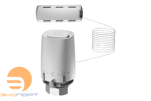 Элемент термостатический TR 9006 Ultra с выносным датчиком температуры L=2м и присоединением М30х1,5, Ридан 