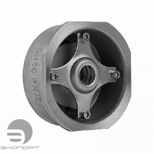 Клапан обратный CVS40.04.025.40.М/Ф из нерж. стали, Ду25, Ру40, Тмах.=300оС