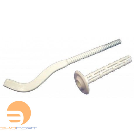 Кронштейн анкерный д/радиатора 7х180 с дюбелем плоский эмал. Rommer