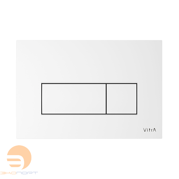 Панель смыва Root Square, белая, Vitra 