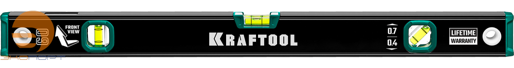 Уровень с зеркальным глазком 400 мм, Kraftool