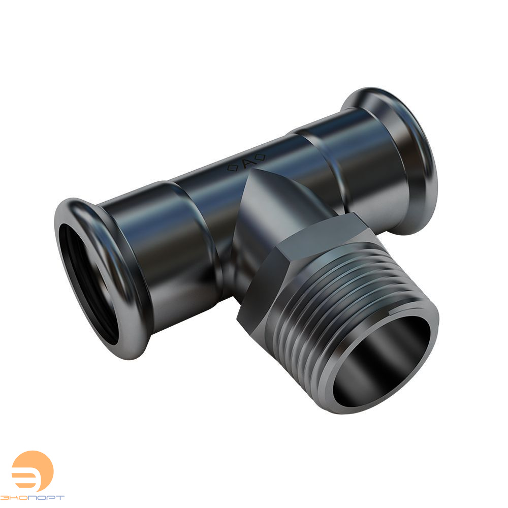 Тройник press 15х1/2х15 НР нерж. IBP