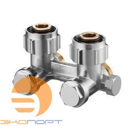 Вентиль "Multiflex F" ZBU (для 1-2 трубн.) угловой 3/4 UM х3/4 AG с плоск. уплот. Oventrop