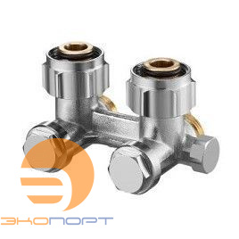 Вентиль "Multiflex F" ZBU (для 1-2 трубн.) угловой 3/4 UM х3/4 AG с плоск. уплот. Oventrop