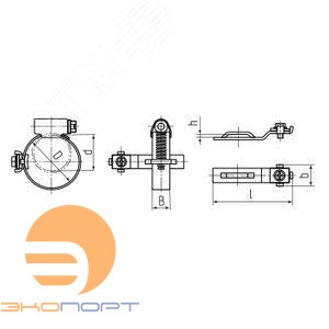 Хомут для заземления 16-25 W2 УХЗ