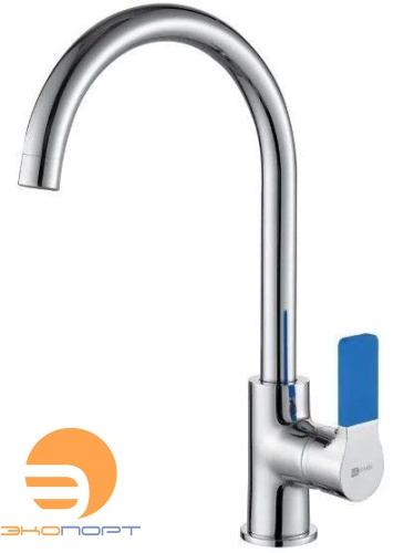 Смеситель для кухни AURA, с поворотным изливом, хром, LEMARK