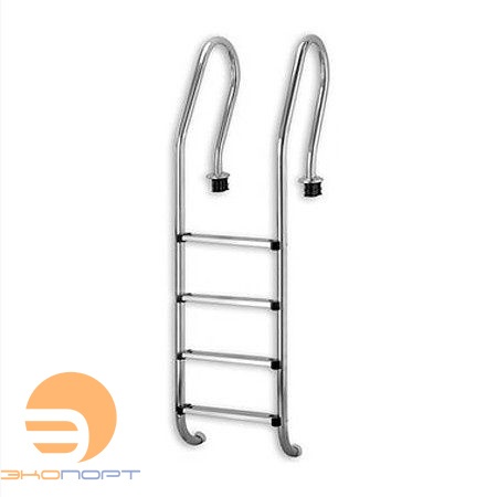 Лестница Emaux NSF415-S 4 ступени из стали AISI-304, для узкого борта