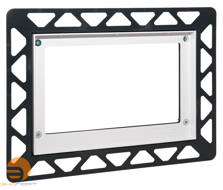 Монтаж. рама для уст. стеклянных панелей (square/loop/lux Mini/now) на уровне стены, белый, TECE