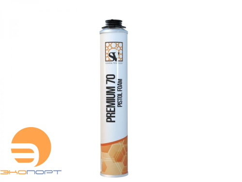 Пена монтажная SV premium 70, проф. (под пистолет), 870мл ВСЕСЕЗОННАЯ, КРЕПЕЖ