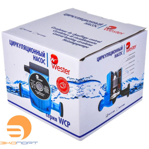 Насос циркуляционный WCP 25-80G (с гайками) Wester