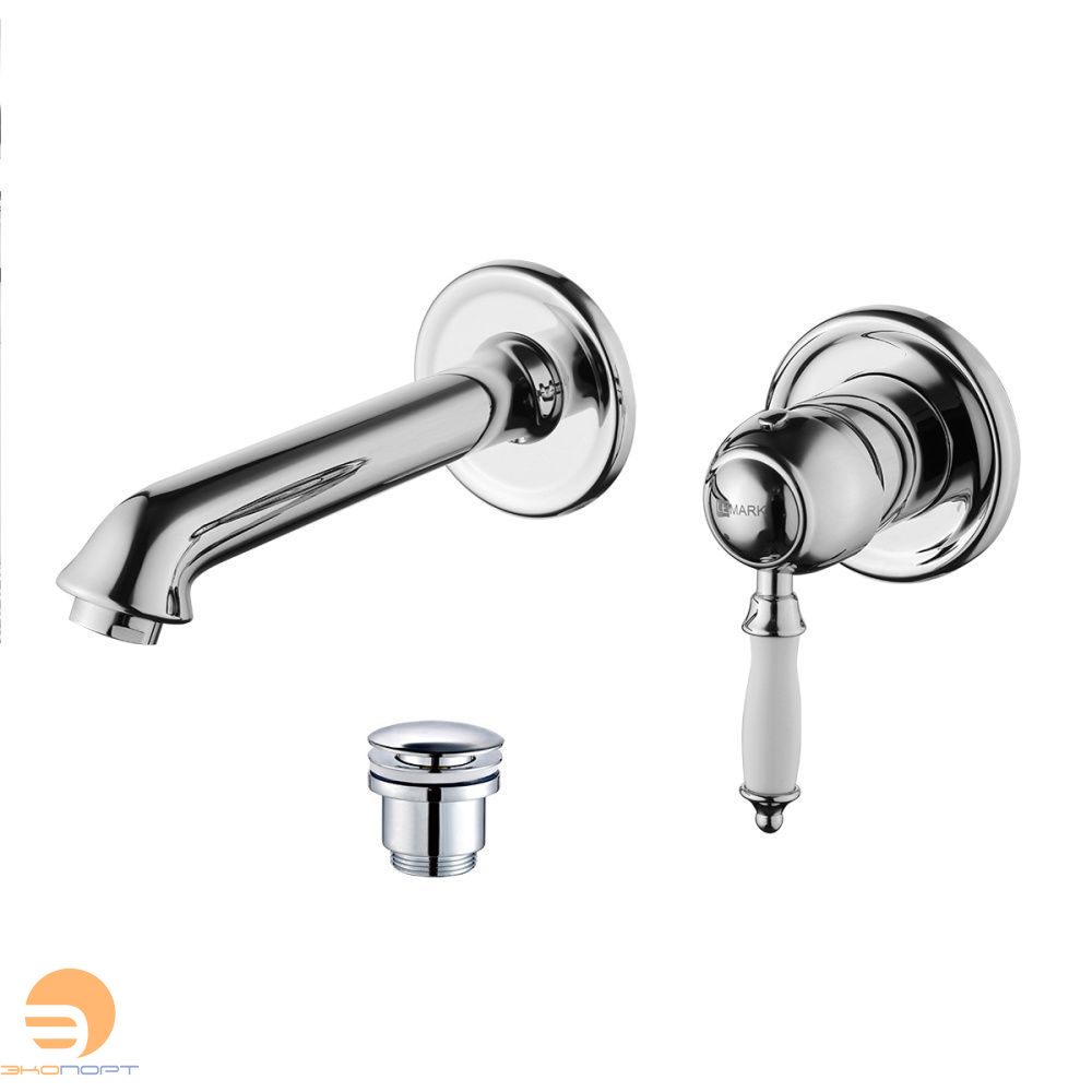 Смеситель для умывальника VILLA, встраиваемый, хром, LEMARK