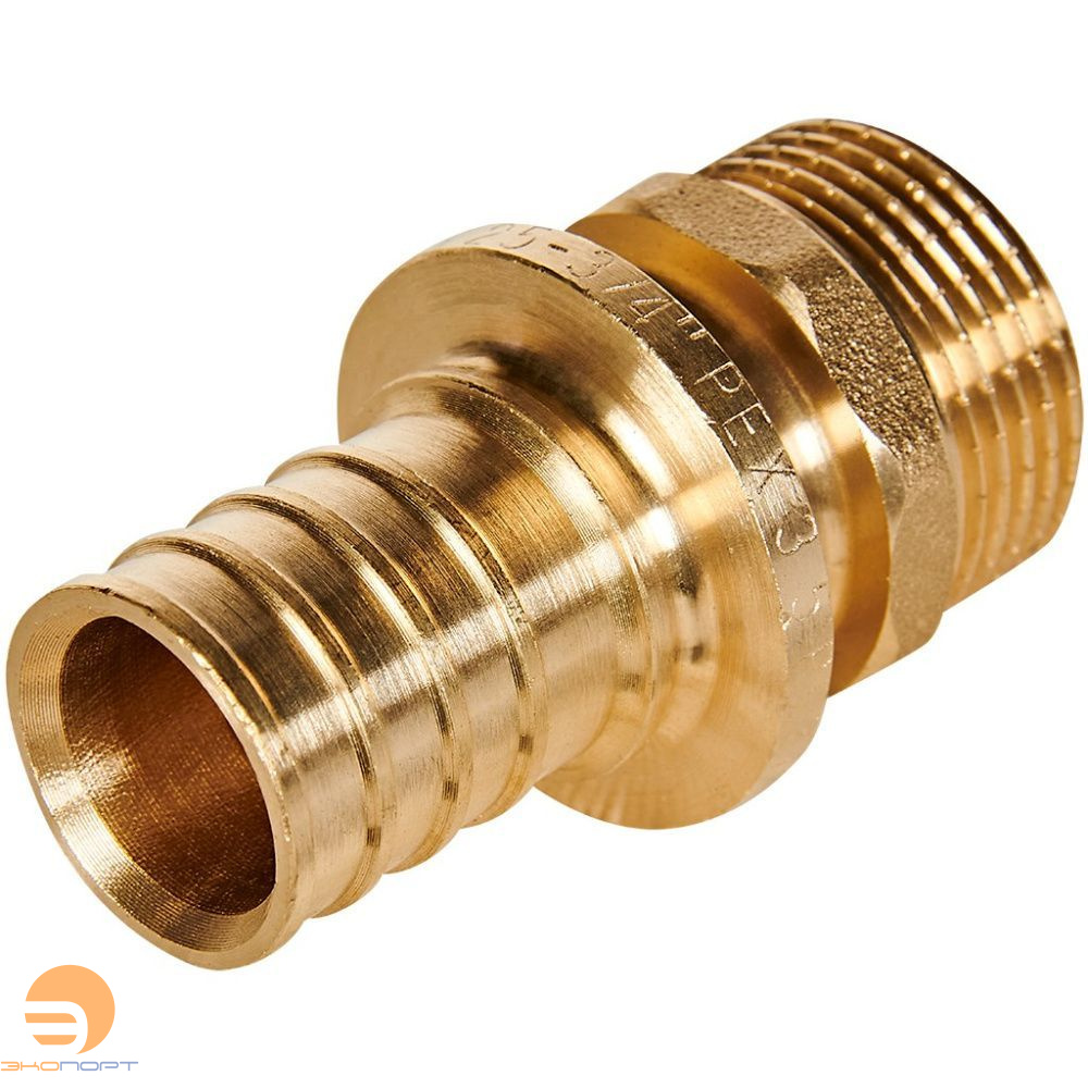 Муфта переходная 25-3/4 НР латунь Rommer