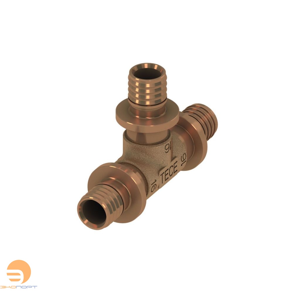 Тройник 16-16-16 бронза TECE