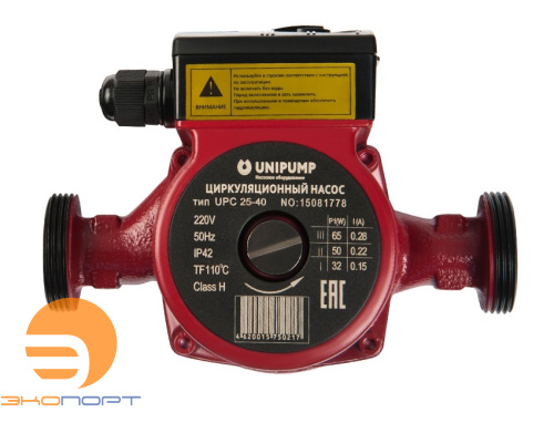 Насос циркуляционный UPC 25-40 180, UNIPUMP