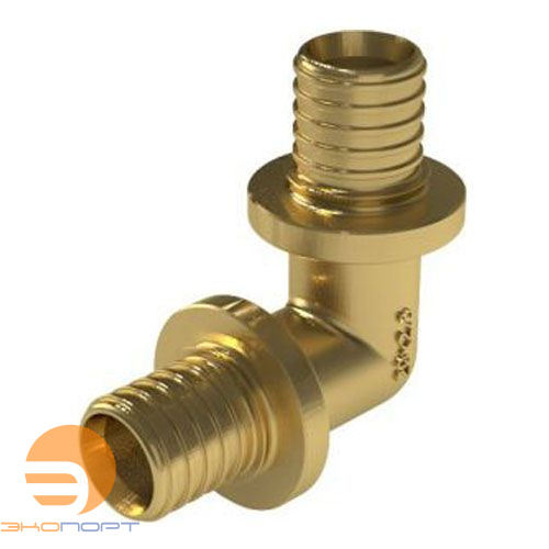 Отвод 20/20 латунь двухсторонний UltraLine KAN-therm