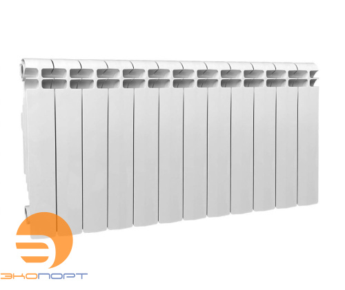 Радиатор алюминиевый 350/90 мм 12 секций Теплоприбор