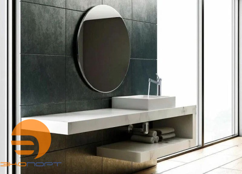 Смеситель для умывальника MINIMA высокий, монолитный, хром Lemark